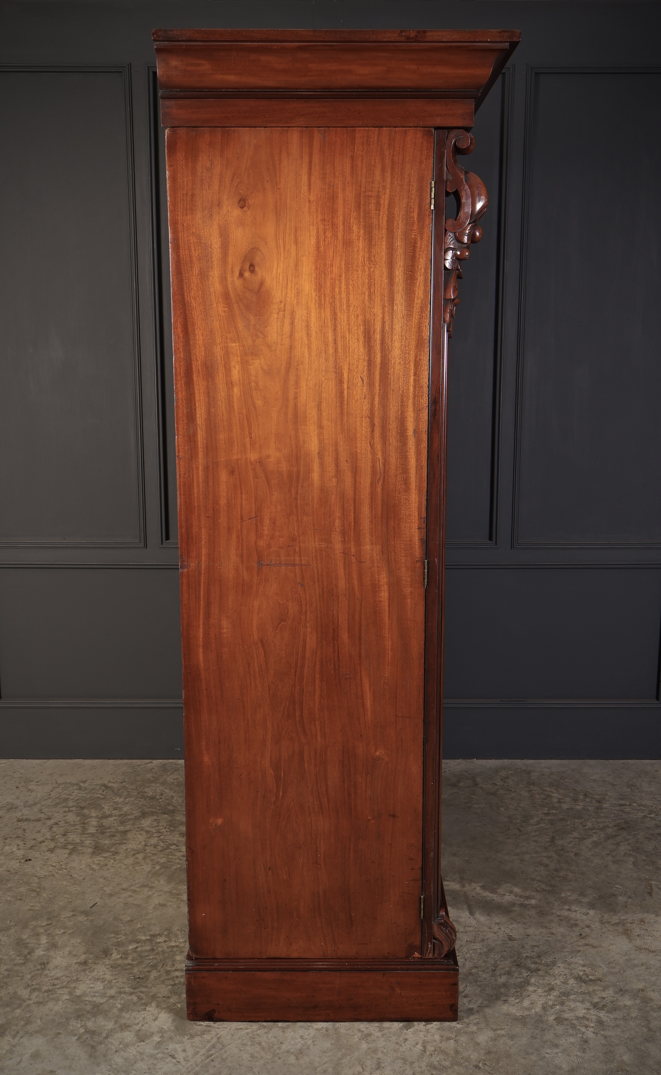 Victorian Mahogany Double Wardrobe - Image 13